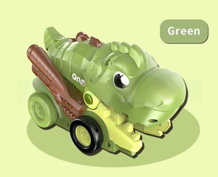 Green [Tyrannosaurus rex + 6 cars]