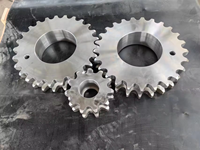 Sproket pabrik kustom penggerak tempa sepeda motor Sprocket roda rantai presisi tinggi sproket roda gigi
