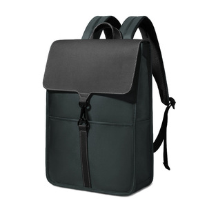 Chaoqianke Men's <b>Backpack</b> 15.6 Inch Laptop Bag Business Travel <b>Waterproof</b> Casual School Bag Dark Gray And Black - Product Image 1
