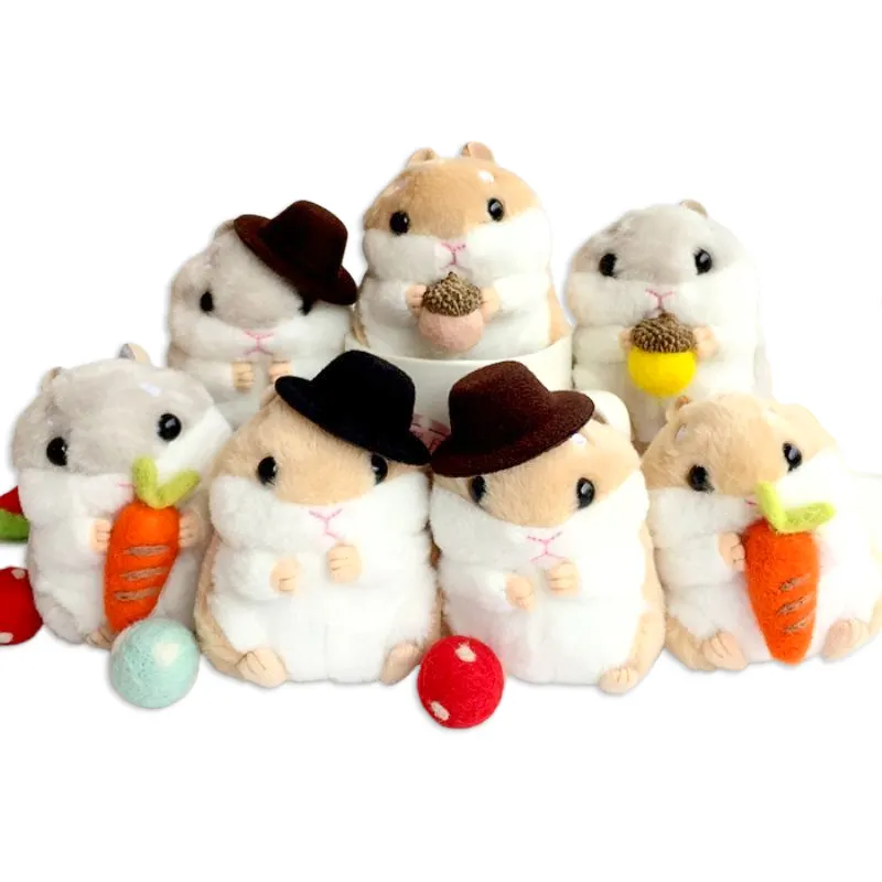 Wholesale custom cute sad hamster meme mini hamster plush toy hamster plush keychain toys