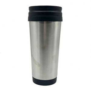 Vaso de Viaje de Acero Inoxidable, Aislado al Vacío de Doble Pared, con Tapa, Diseño Minimalista para Uso en Exteriores - Product Image 1