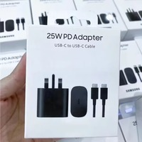Chargeur mural USB C EP-TA800 PD 25W, prise UK, charge super rapide pour Samsung S23 S24 Tra EP-TA800 25W UK pour Note 10