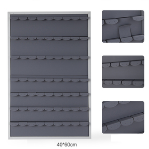 ผู้ผลิตจัดหาชั้นวางเครื่องประดับแขวนผนังอุปกรณ์ประกอบฉากแสดงเครื่องประดับ PU สําหรับร้านขายเงิน - Product Image 3