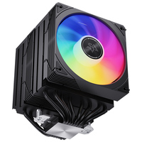 Dissipateur thermique CPU haute performance SNOWMAN en cuivre et aluminium, 8 caloducs, double tour, base soudée