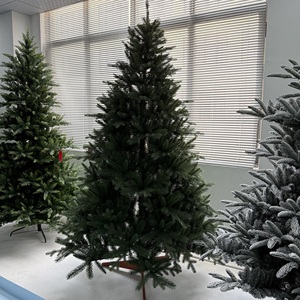Arbre de noël artificiel <span class=keywords><strong>en</strong></span> <span class=keywords><strong>sapin</strong></span> de 150cm, 180cm, 210cm, matériau PE complet, <span class=keywords><strong>sapin</strong></span> de noël artificiel avec support <span class=keywords><strong>en</strong></span> <span class=keywords><strong>bois</strong></span>, pour le marché de l'ue - Product Image 1