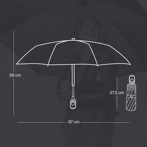 Paraguas Promocional Plegable de 3 Pliegues con Protección UV, 8 Varillas, Apertura/Cierre Automático, Color Personalizado, Nailon 190T, Venta al Por Mayor - Product Image 4