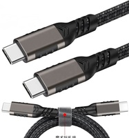 Câble Type C vers Type C 0,5 m 100 W PD Charge Rapide 20 Gbps 4K 60 Hz