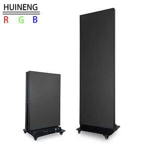 HUINENG <span class=keywords><strong>Totem</strong></span> Dobravel داخلي P1 ، 86 P2 P2 ، 5 P3 محمول قابل للطي شاشة عرض قابلة للنقل أرضية واقفة ملصق شاشة - Product Image 4