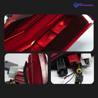 Estilo de coche para Audi A5 Led de la lámpara de cola 2008-2016 actualización dinámica de señal de la animación de luz trasera de freno parada inversa Accesorios