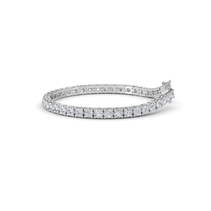 Bracelet en or rose avec diamant de laboratoire scintillant, coupe radiante, fabrication magnifique, beauté raffinée, mode de luxe, unisexe - Product Image 2
