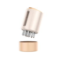 Brosse applicatrice pour le cuir chevelu, peigne pour traitement des racines des cheveux, distributeur de liquide médicinal, d'huile essentielle, de sérum, masseur de tête à vibration EMS