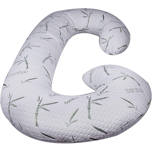 Oreiller <span class=keywords><strong>de</strong></span> <span class=keywords><strong>grossesse</strong></span> en bambou 100% biologique en forme <span class=keywords><strong>de</strong></span> U, en Fiber <span class=keywords><strong>de</strong></span> bambou, rafraîchissant, populaire, été - Product Image 2