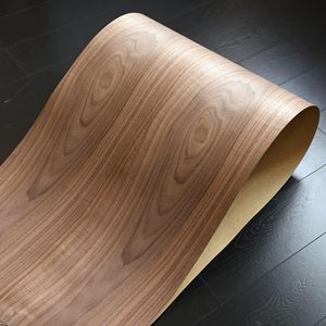 Hot Selling Natural Black Walnut <strong>Wood</strong> <strong>Veneer</strong> Flexible <strong>Burl</strong> and Engineered <strong>Wood</strong> Sheet European Design Style - Product Image 1