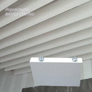 <span class=keywords><strong>Pannelli</strong></span> Acustici Sospesi in Fibra di Vetro per il Mercato Russo, Deflettori per <span class=keywords><strong>Soffitto</strong></span> NRC 0.9, <span class=keywords><strong>Pannelli</strong></span> Fonoassorbenti in Legno - Product Image 6