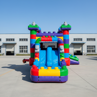 Structure gonflable de jeu Legoing, château gonflable avec toboggan, château gonflable pour enfants