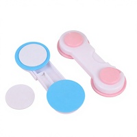 Lot de 10 serrures adhésives robustes en ABS pour armoires d'enfants, anti-collision, pour tiroirs, sécurisation des bébés
