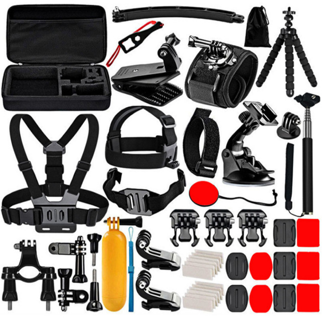 50 in 1 Action Camera Accessory Kit for Go/Pro Hero10/9/8/7/6/5/4, Go/Pro Max, Go/Pro Fusion, Insta360, DJI Osmo Action/Action 2