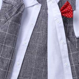 Conjunto de Ropa de Algodón para Bebé Niño, Traje Formal de Verano para Fiesta o Boda, Venta al Por Mayor, Compra en Línea - Product Image 5