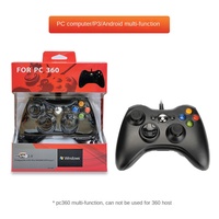 Volant de jeu filaire 360° OEM avec vibration pour PC (Modèle X60L Origine CN/GUA)