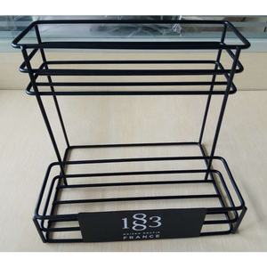 מתלה סירופ תיל מתכת קפה סירופ 2 רמות קפה סירופ תצוגה מתלה - Product Image 2