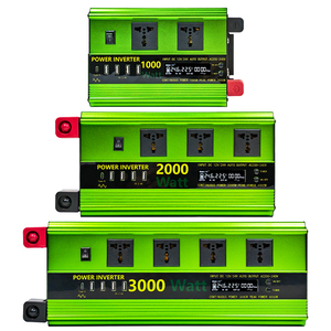 อินเวอร์เตอร์คลื่นไซน์โมดิฟายด์ 3000W เฟสเดียว 12V/24V เป็น 220V สำหรับระบบพลังงานแสงอาทิตย์ ระบบสำรองไฟบ้าน และใช้งานในรถยนต์ - Product Image 1