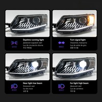 Phares HETOP Octavia 2015-2017, feux de brouillard LED, feux de jour DRL, accessoires de tuning automobile, phare avant Octavia pour SKODA