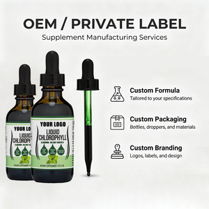 Gocce di Clorofilla Liquida OEM ODM Senza Alcool, Vegane, Senza Glutine, Integratore di Clorofilla per Detox e Salute - Product Image 3