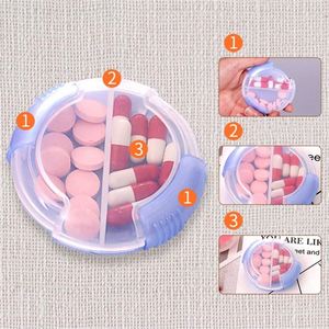 Boîte à pilules en plastique transparente compacte et réutilisable de qualité supérieure, petite, à 2 compartiments, idéale pour les voyages – Meilleure vente - Product Image 4