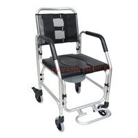 Nouveau Accueil Soins Médicaux Handicapés Humains WC Toilette Assist Bain Commode Pot Chaise Roulante pour Patient Adulte