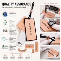 Cordelette d'Étiquette Suspendue la plus Vendue, Cordon de Scellage Personnalisé pour Vêtements, Étiquettes en Papier Imprimées avec Logo Client pour Habillement