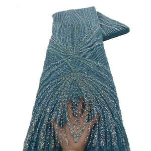 Ni.ai ลูกไม้ปักลูกปัดสำหรับงานแต่งงานที่สวยงามพร้อมผ้าปักเลื่อมสำหรับชุดแต่งงาน - Product Image 2