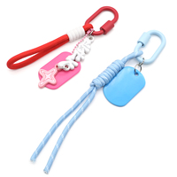 Cordon de téléphone DIY en paracorde tressé, sangle de poignet, lanière de téléphone portable, breloque porte-clés