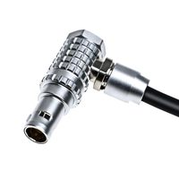 Câble de contrôle d'enregistrement anti-emmêlement Alvin's Cables pour caméras DJI Focus Pro RED Komodo V-Raptor, USB-C Type-C 9 broches à angle droit