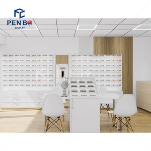 Tùy chỉnh bán lẻ quang cửa hàng văn phòng thiết kế nội thất hiện đại hiển thị quang Showcase Kính mát hiển thị đứng - Product Image 4