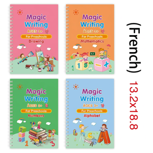 Libri di Calligrafia per Bambini in Francese, Tedesco, Arabo, Spagnolo e Inglese, Quaderni Educativi per l'Apprendimento dell'Alfabeto - Product Image 5