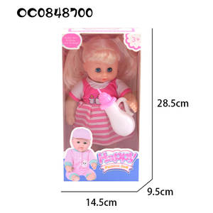 12" Feeder <strong>Plastic</strong> <strong>Small</strong> Cheap Cute Baby <strong>Doll</strong> Soft Toy for Girl with Music - Product Image 2