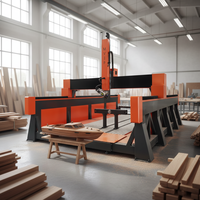 Routeur CNC 5 axes pour mousse EPS, grande course Z, machine de gravure pour polystyrène, pour statues de dessins animés, décoration de centres commerciaux, prototypes