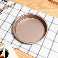 6 Zoll Antihaft-Pizza Backblech Kohlenstoffs tahl Kuchen form runde Pizza Pfanne