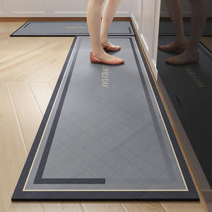 พรมปูพื้นห้องครัวกันลื่นน้ำหนักเบาหรูหราพรมสกปรกทำความสะอาดได้กันน้ำมันสำหรับใช้ในครัวเรือน - Product Image 3