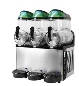 Triple Slush Maker Frozen Drink Machine Margarita Slush Machine For Sale