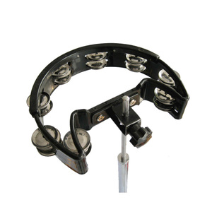 Fascia di tamburello a doppia fila a fila singola con staffa in metallo - Product Image 2