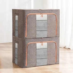 Moisture-Proof Dust-Proof Convenient Foldable <strong>Fabric</strong> Clothing Storage Box <strong>Fabric</strong> Storage Collating Custom <strong>Fabric</strong> Storage Boxes