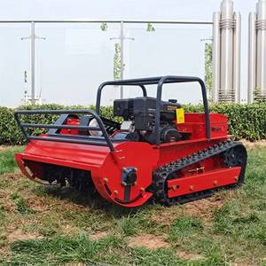 Livraison gratuite, tondeuse à gazon robotisée télécommandée avec chenilles en caoutchouc agricoles, moteur CE EPA - Product Image 4