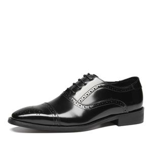 Latest Business Formal Stylish Brogue Men's Shoes With <b>Pointed</b> <b>Toes</b> Men Korean Style Trendy Leather Shoes Versatile Men Shoes - Product Image 5
