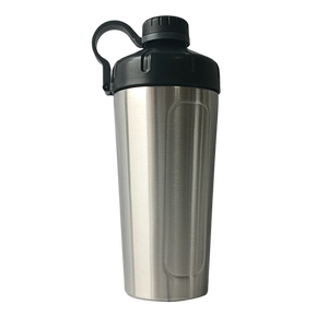 Mezclador de proteína de acero inoxidable para gimnasio, Botella Mezcladora de Metal para Fitness, deportiva, personalizada, venta al por mayor - Product Image 1