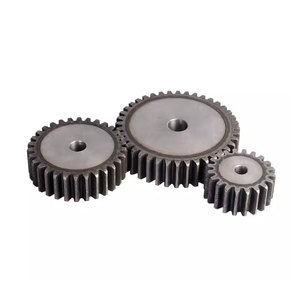 Engrenage plat <span class=keywords><strong>4</strong></span> M avec 40mm d'épaisseur 45 dents en acier engrenage de trempe - Product Image 4
