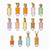 Parfum sur mesure OEM, marque privée, Eau de Parfum avec bouchon tête de cerf, flacon en verre, parfum longue tenue, personnalisé