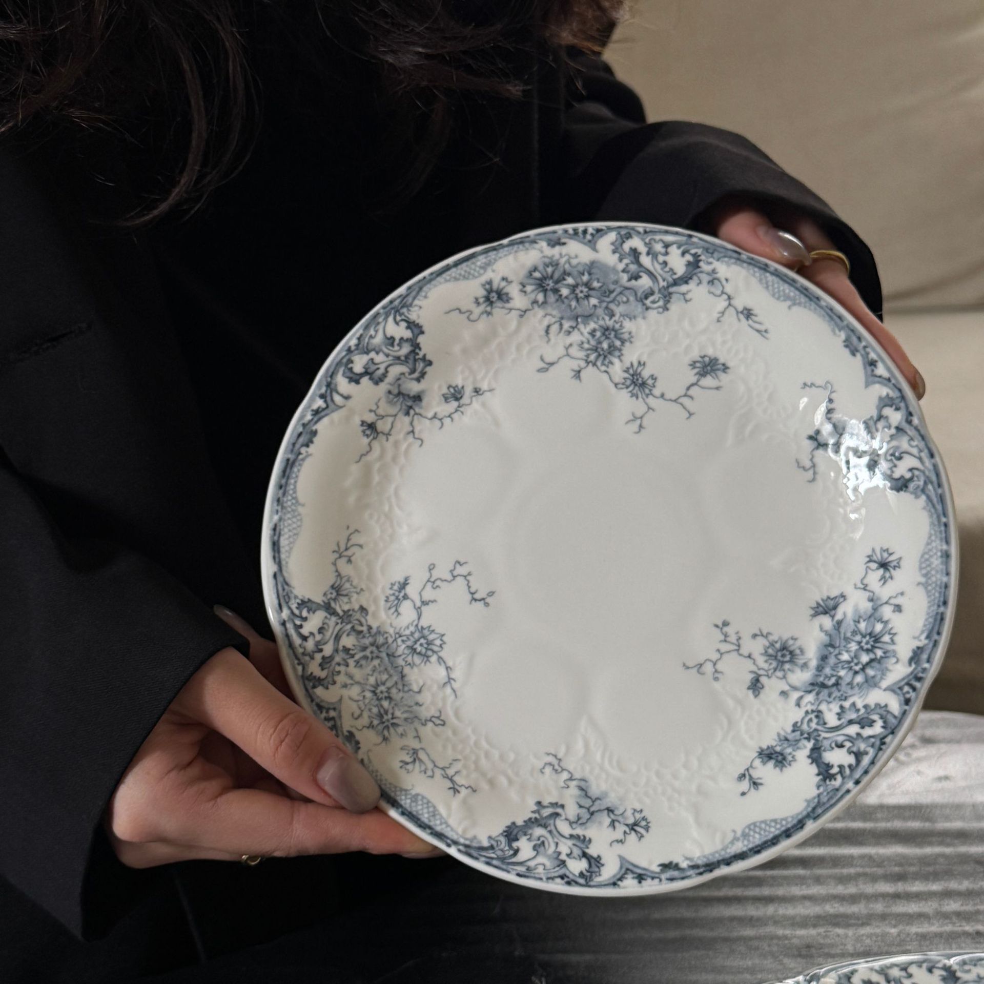 แผ่นดิสก์8นิ้วลายหมอกสีเขียว