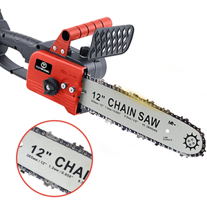 Tronçonneuse sans balais portable ACS114 21V 12 pouces pour la coupe du bois, outils de jardinage industriels et de bricolage, support OEM, batterie incluse - Product Image 2