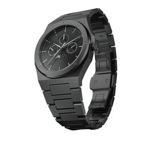 OEM ODM कस्टम लोगो नीलम ग्लास के लिए शानदार स्टेनलेस स्टील आइस ब्लू मून चरण घड़ी पुरुषों - Product Image 4